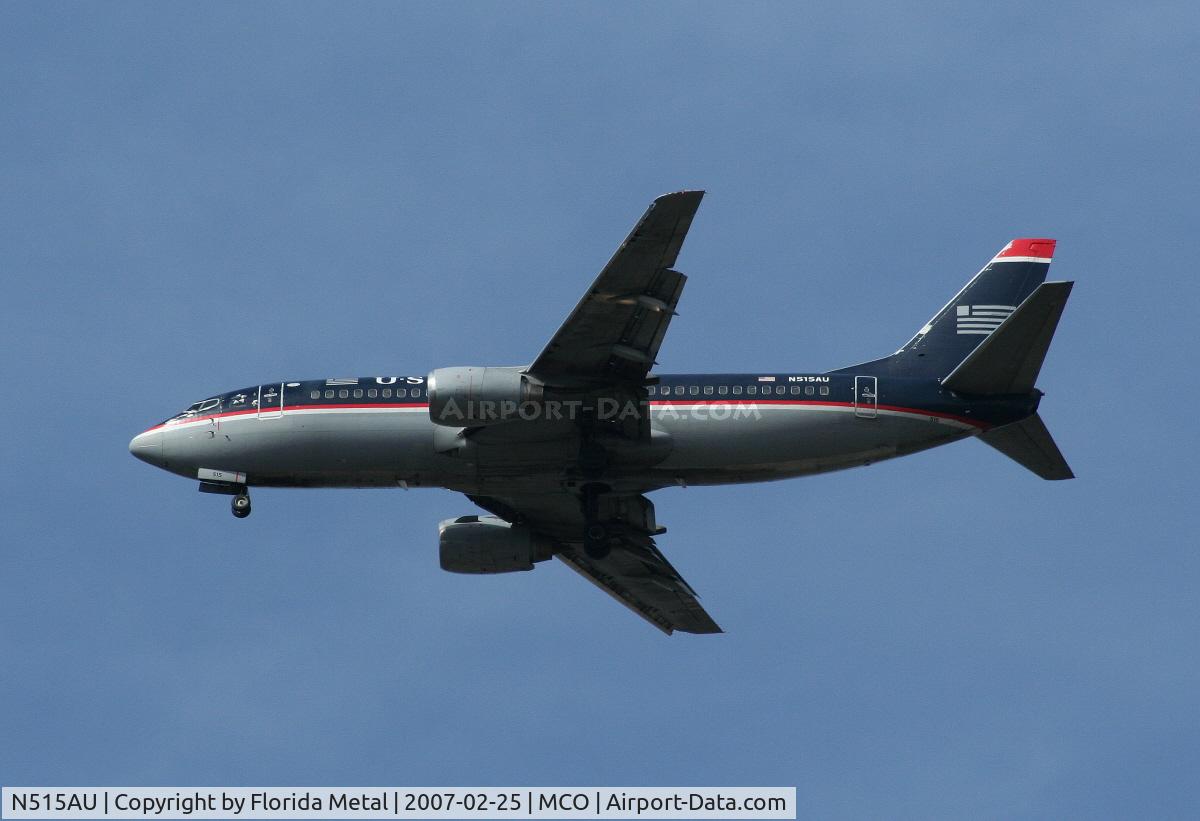 N515AU, 1987 Boeing 737-3B7 C/N 23701, US