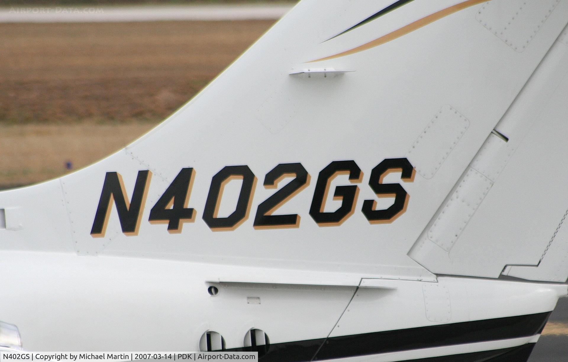 N402GS, 1993 Beech 400A Beechjet C/N RK-71, Tail Numbers