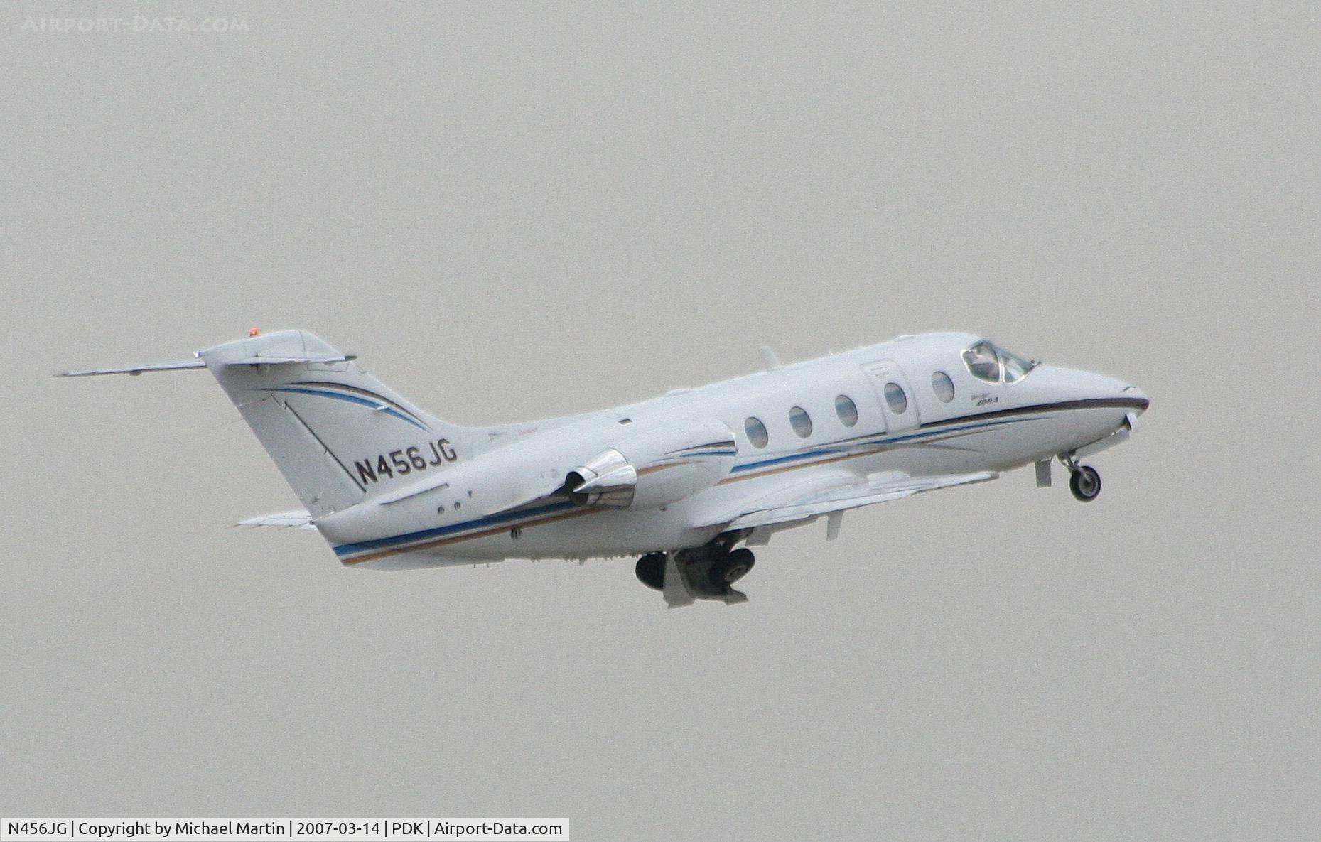 N456JG, Raytheon Aircraft Company 400A C/N RK-119, Departing PDK enroute to FCM