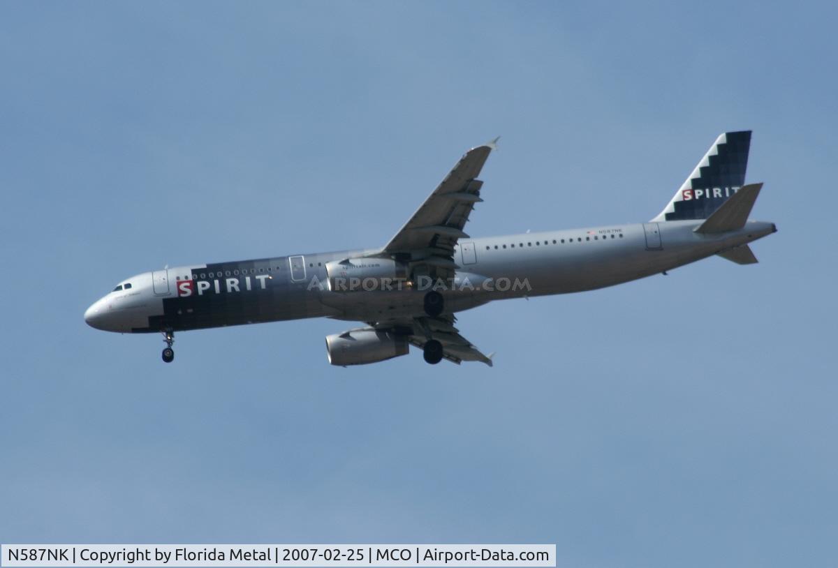 N587NK, 2005 Airbus A321-231 C/N 2476, Spirit