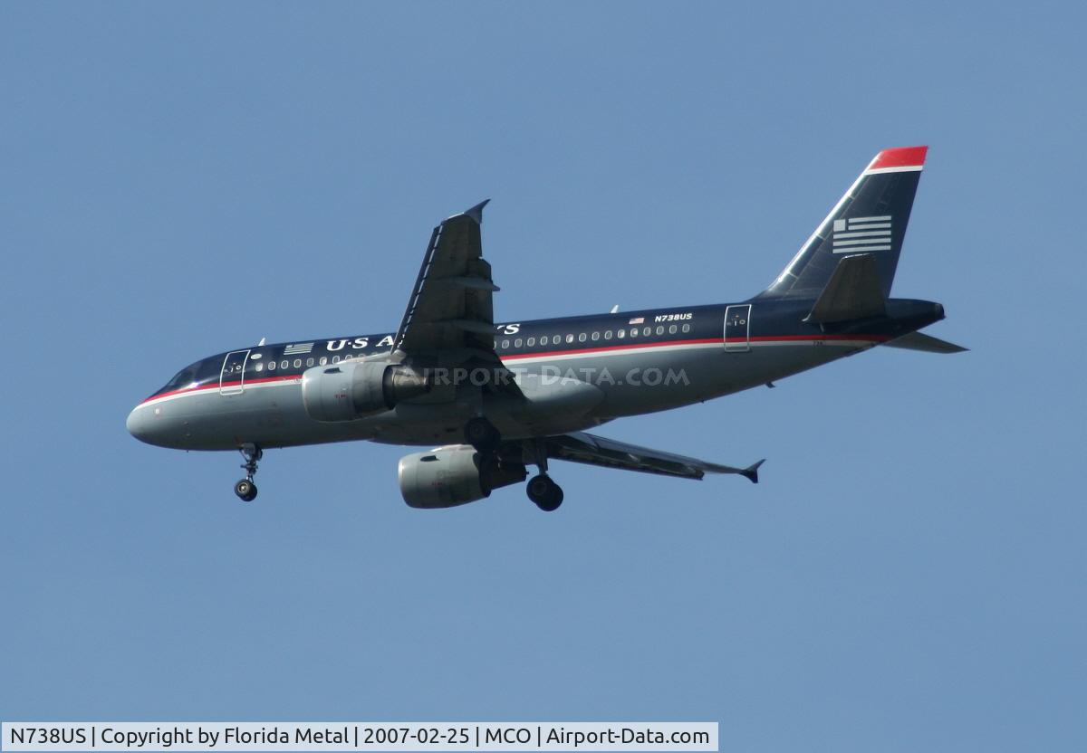 N738US, 2000 Airbus A319-112 C/N 1254, US