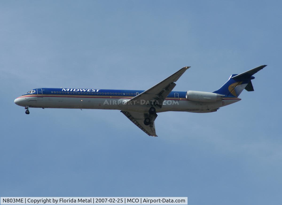 N803ME, 1980 McDonnell Douglas MD-81 (DC-9-81) C/N 48029, Midwest