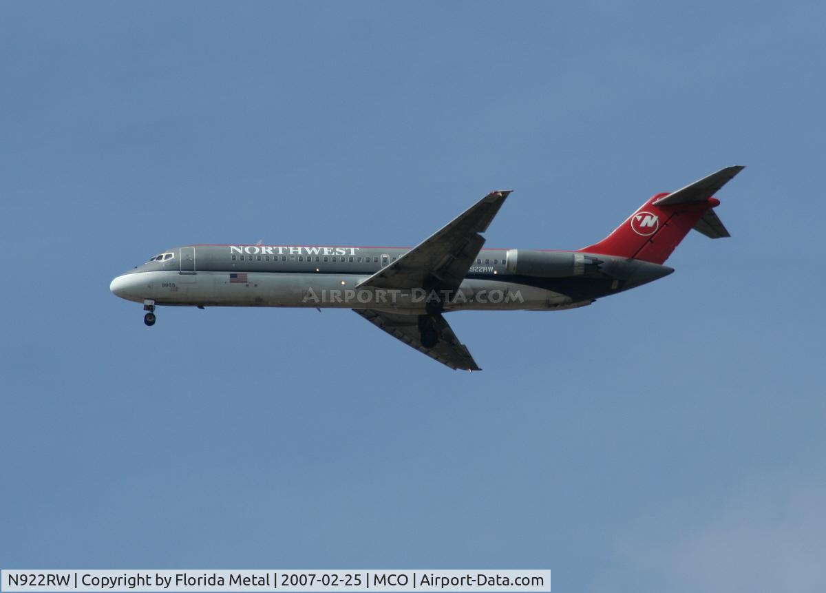 N922RW, 1968 Douglas DC-9-31 C/N 47182, Northwest