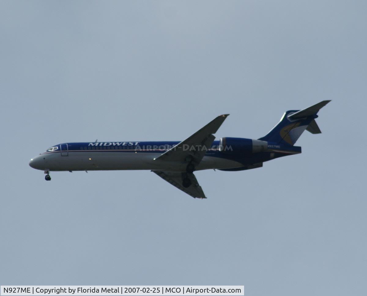N927ME, 2006 Boeing 717-200 C/N 55193, Midwest