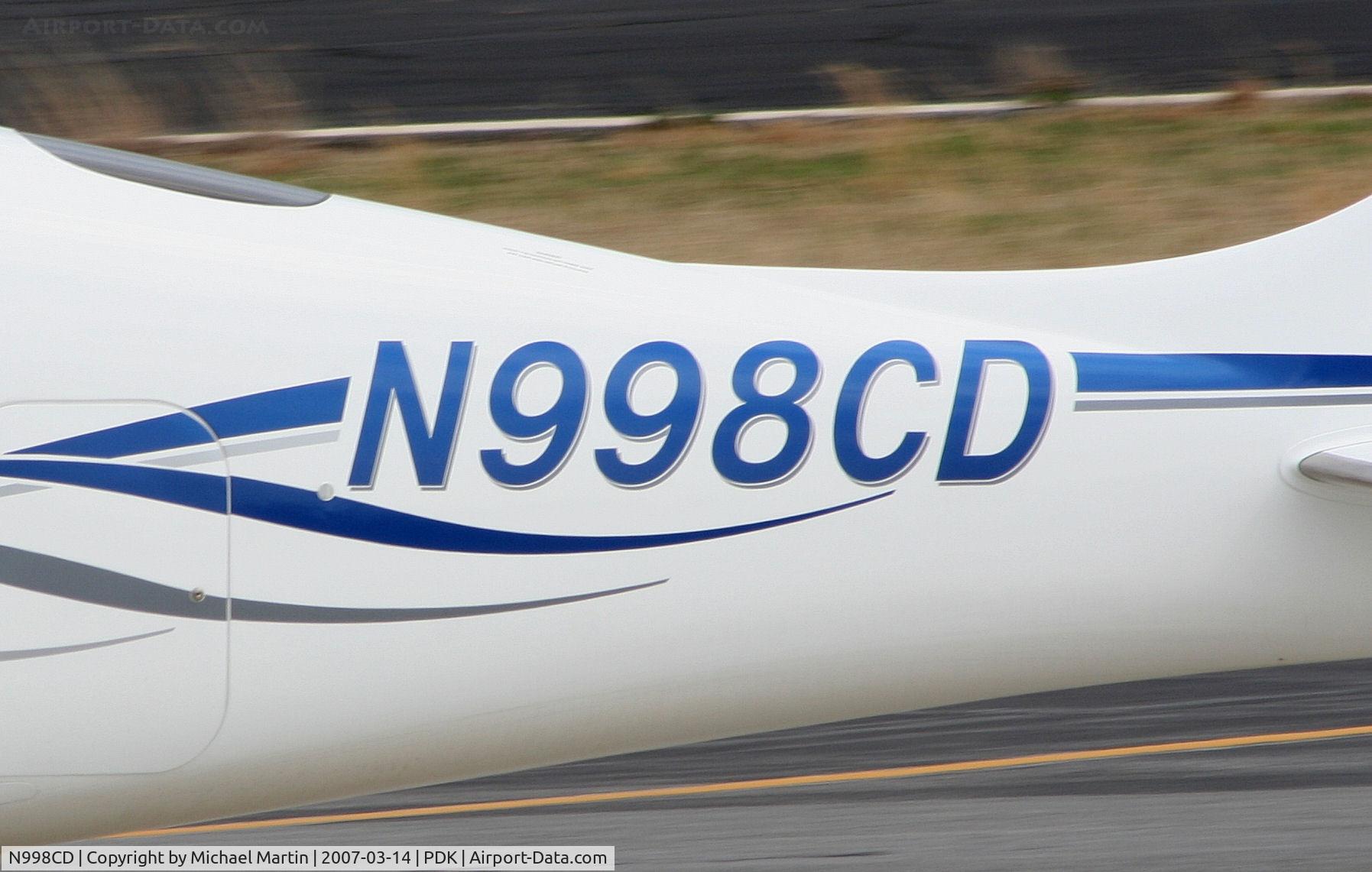 N998CD, 2003 Cirrus SR22 C/N 0482, Tail Numbers