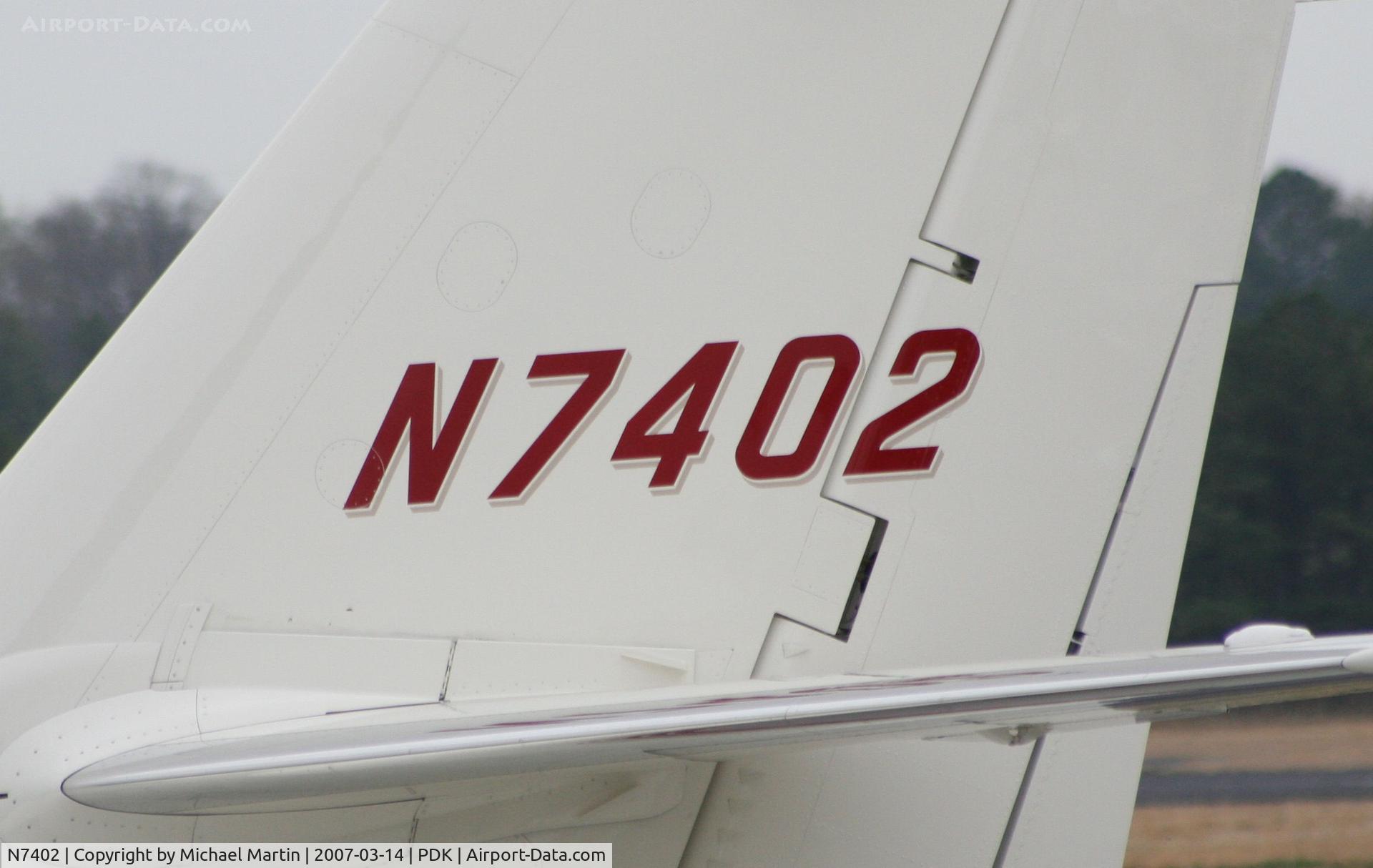 N7402, 2006 Cessna 680 Citation Sovereign C/N 680-0082, Tail Numbers