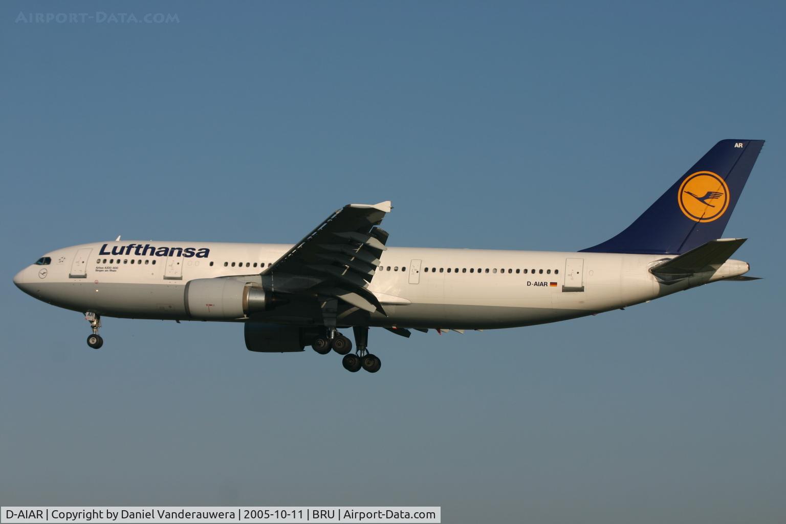 D-AIAR, 1989 Airbus A300B4-603 C/N 546, arrival of BINGEN am RHEIN