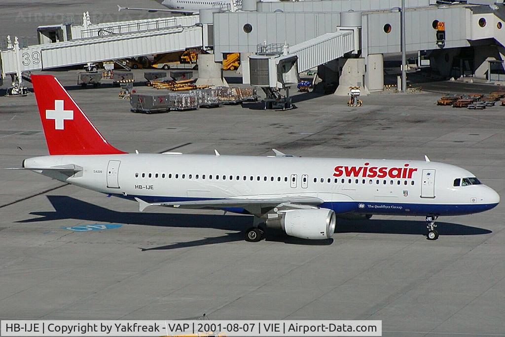 HB-IJE, 1995 Airbus A320-214 C/N 559, Swissair Airbus 320