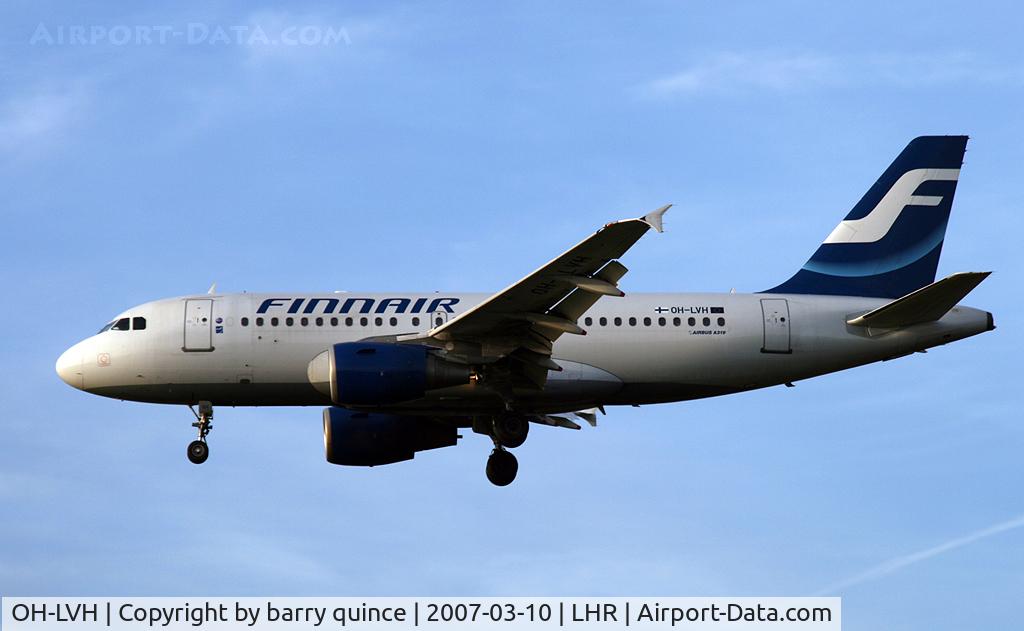 OH-LVH, 2000 Airbus A319-112 C/N 1184, FINNAIR
