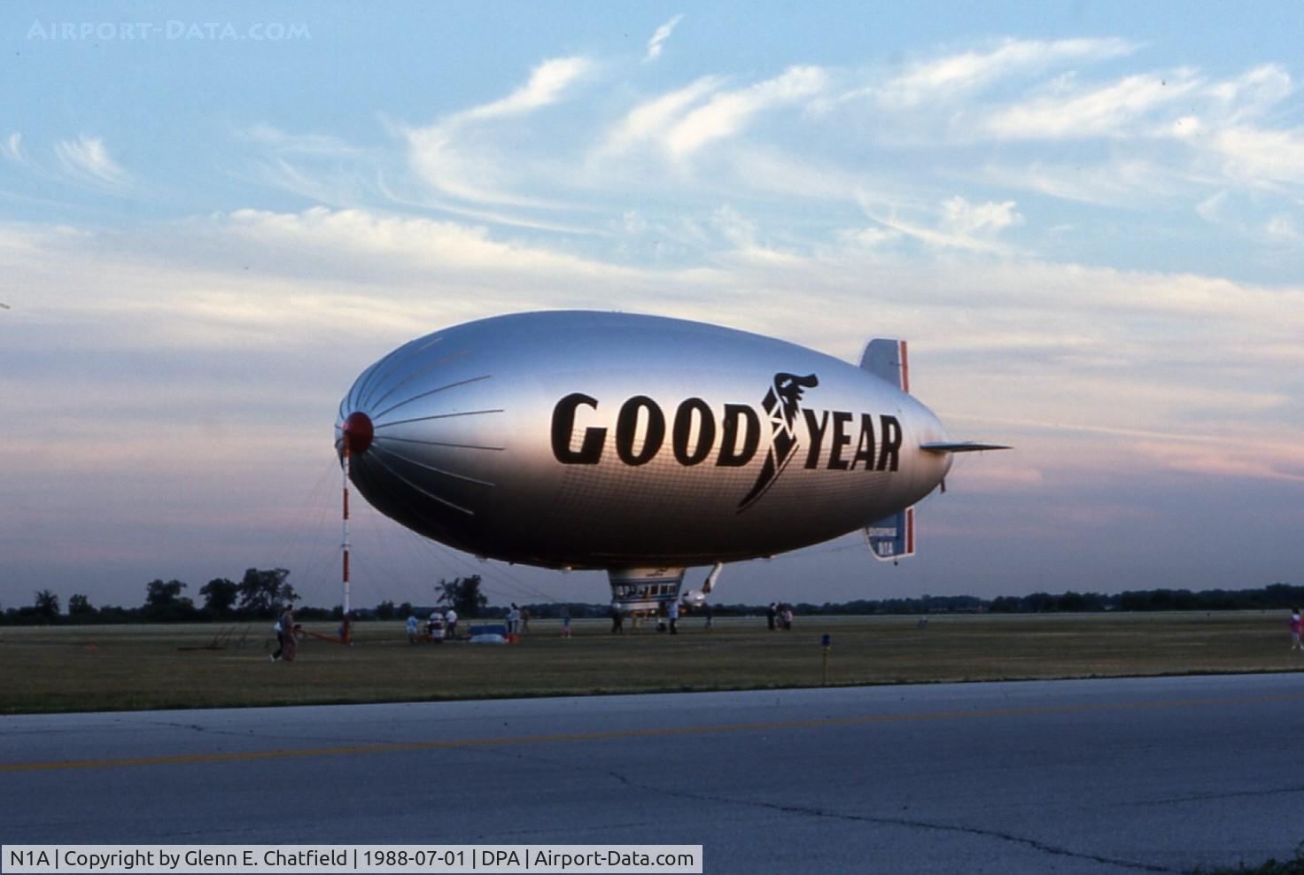 N1A, 1971 Goodyear GZ-20A C/N 4116, Sun not really up yet