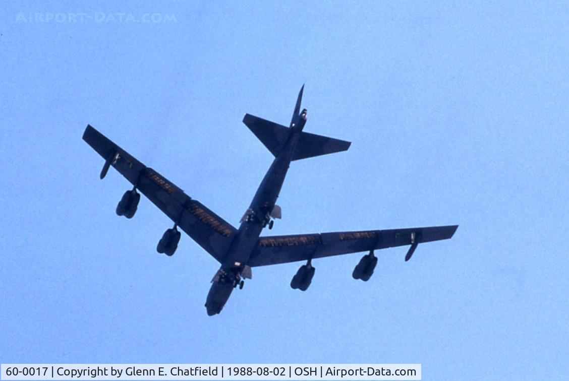 60-0017, 1960 Boeing B-52H Stratofortress C/N 464382, EAA air show