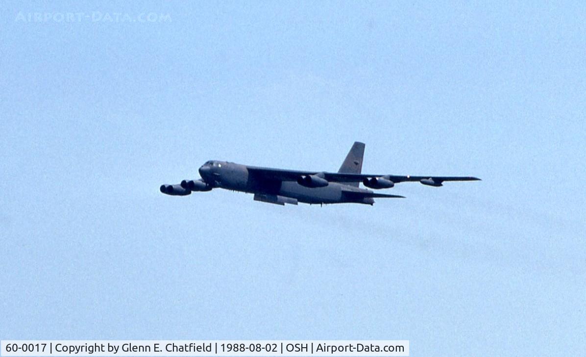 60-0017, 1960 Boeing B-52H Stratofortress C/N 464382, EAA air show