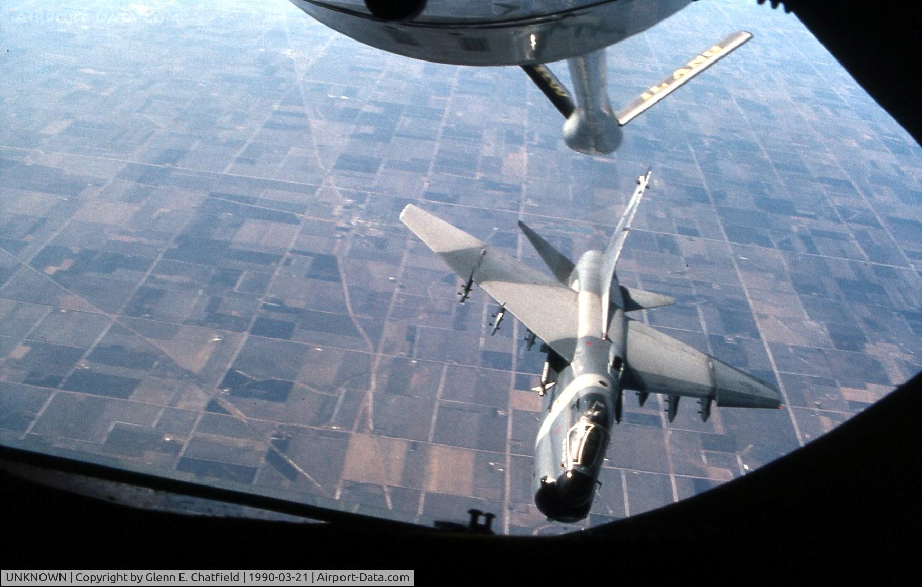 UNKNOWN, , Refueling A-7s over Estherville, IA