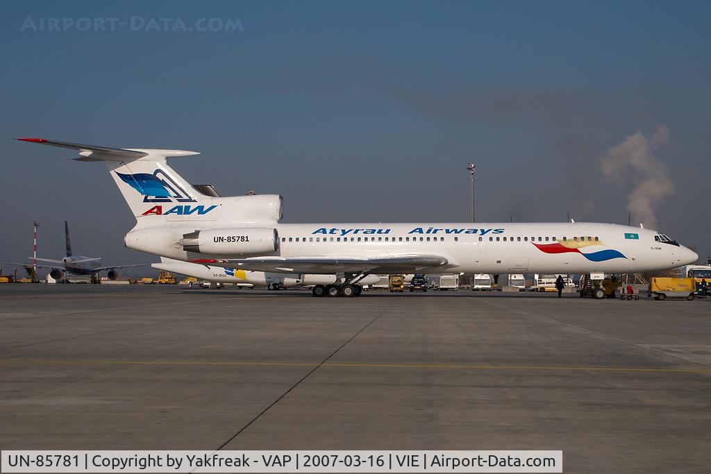 UN-85781, 1993 Tupolev Tu-154M C/N 93A965, Atyrau Airways Tupolev 154