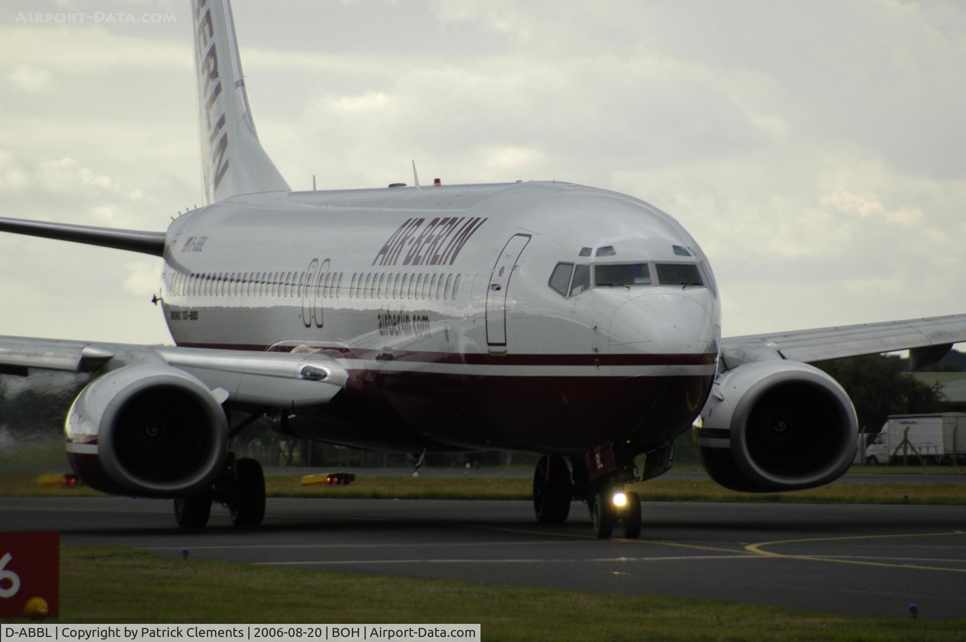 D-ABBL, 1998 Boeing 737-85F C/N 28821, AIRBERLIN 737-800