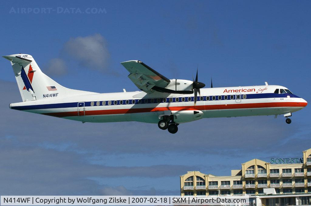 N414WF, 1994 ATR 72-212 C/N 414, visitor