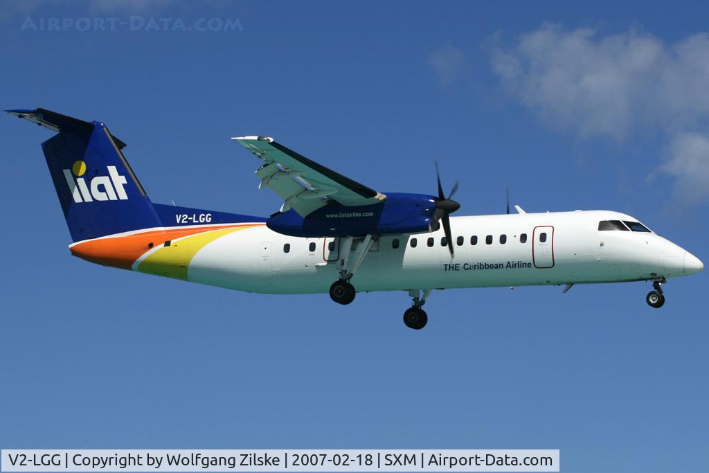 V2-LGG, 1995 De Havilland Canada DHC-8-311B Dash 8 C/N 404, visitor