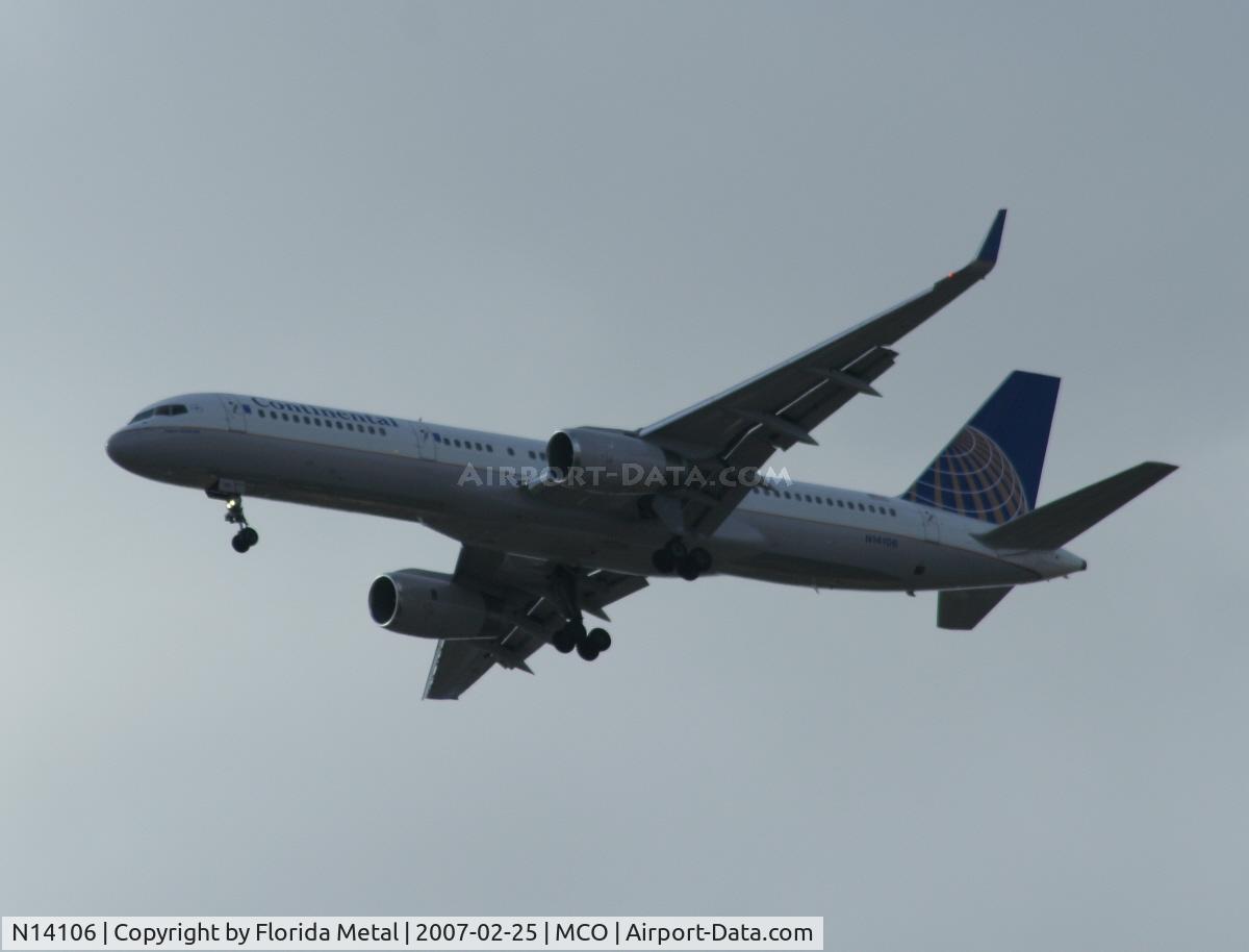 N14106, 1994 Boeing 757-224 C/N 27296, Continental