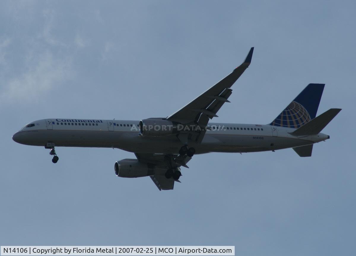 N14106, 1994 Boeing 757-224 C/N 27296, Continental