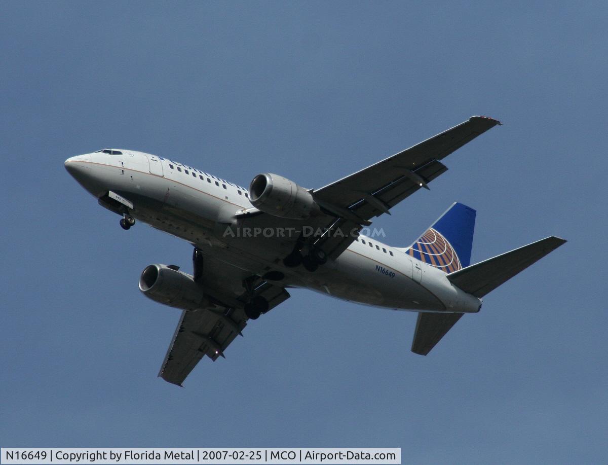 N16649, 1997 Boeing 737-524 C/N 28910, Continental