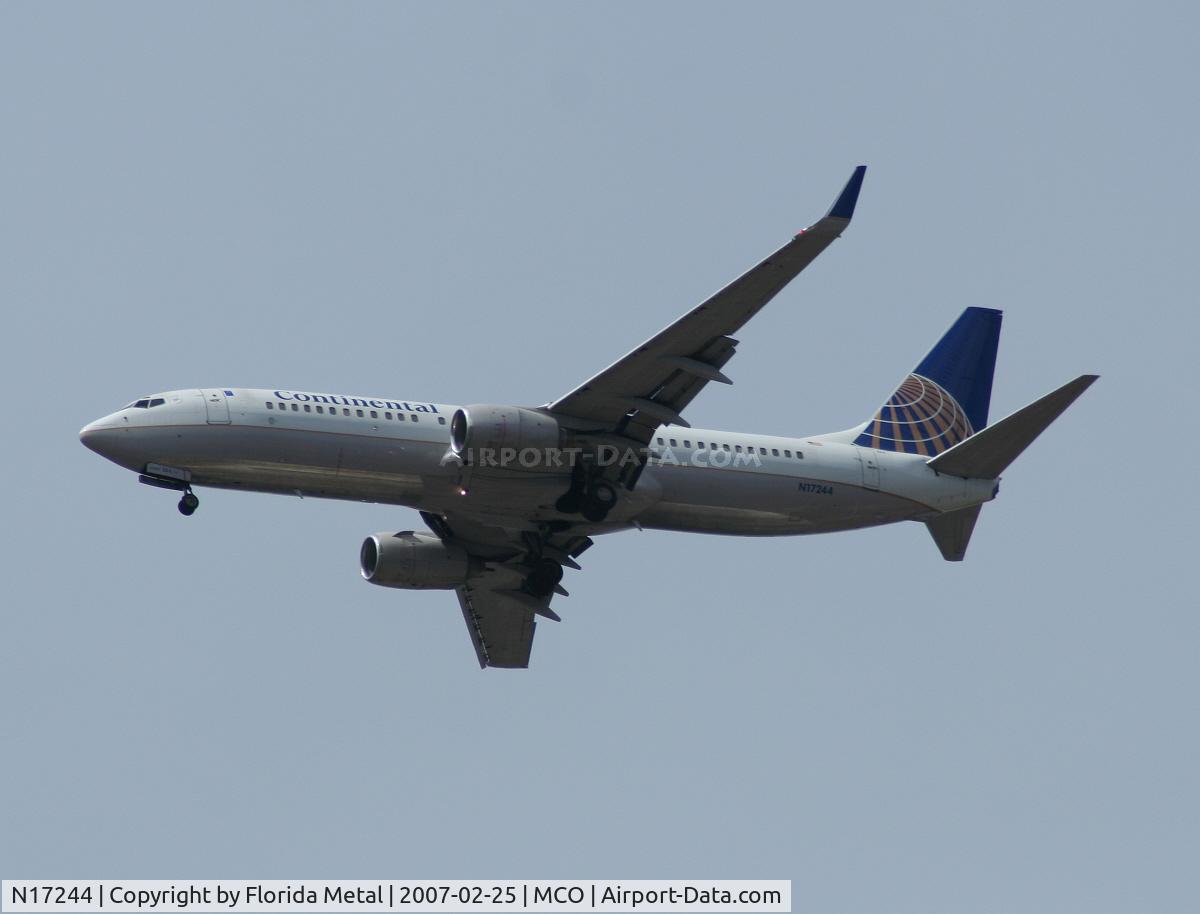 N17244, 1999 Boeing 737-824 C/N 28954, Continental