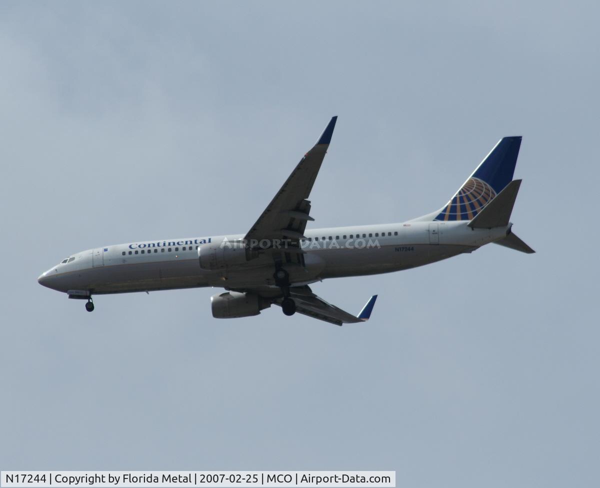 N17244, 1999 Boeing 737-824 C/N 28954, Continental