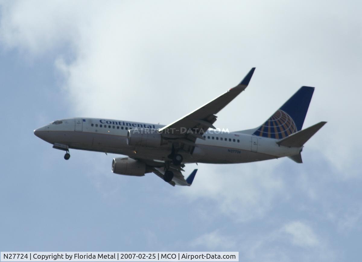 N27724, 1999 Boeing 737-724 C/N 28791, Continental