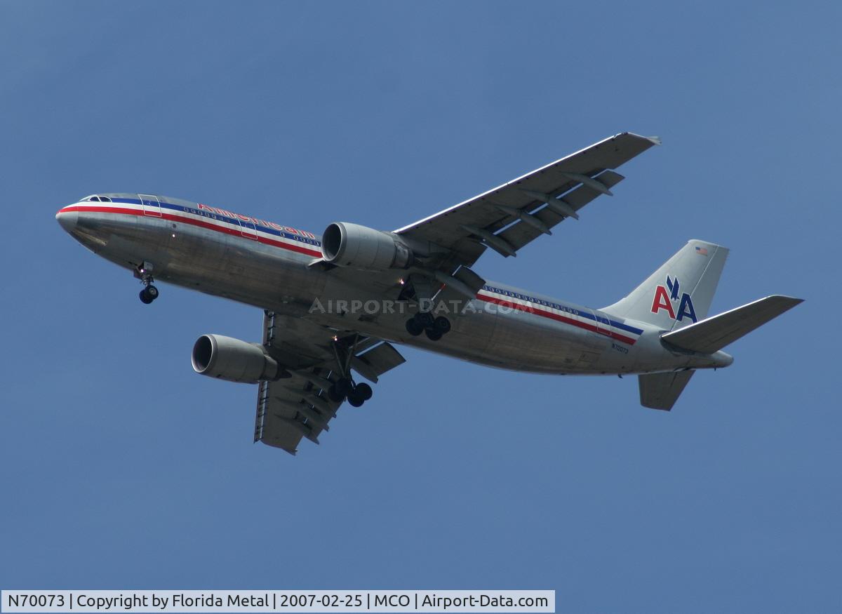 N70073, 1989 Airbus A300B4-605R C/N 516, American
