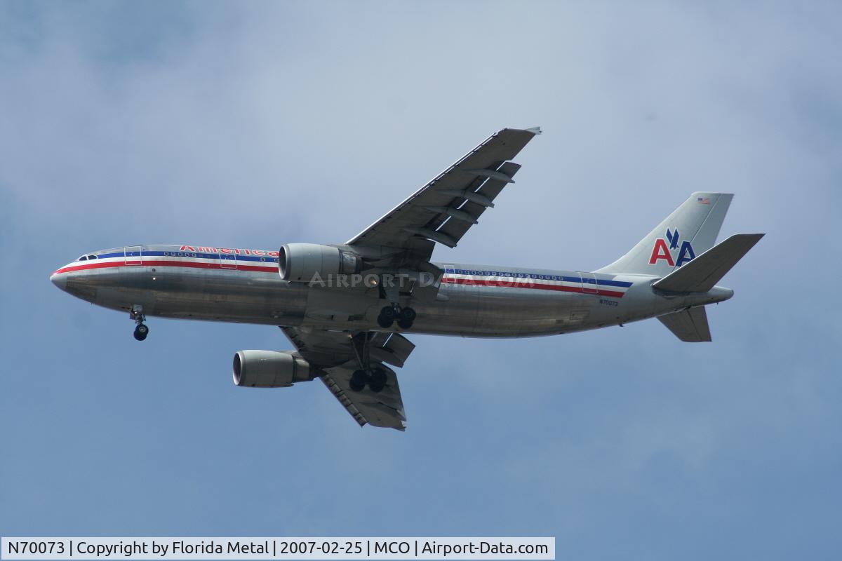 N70073, 1989 Airbus A300B4-605R C/N 516, American