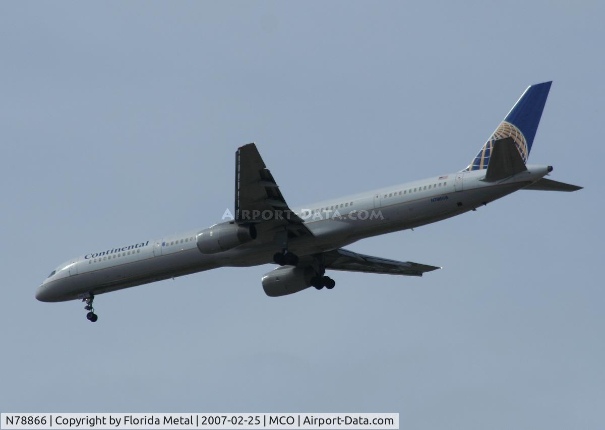 N78866, 2002 Boeing 757-33N C/N 32591, Continental