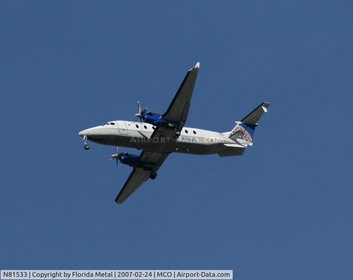 N81533, 1995 Beech 1900D C/N UE-137, Continental Connection