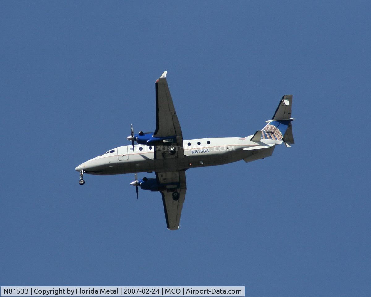 N81533, 1995 Beech 1900D C/N UE-137, Continental Connect