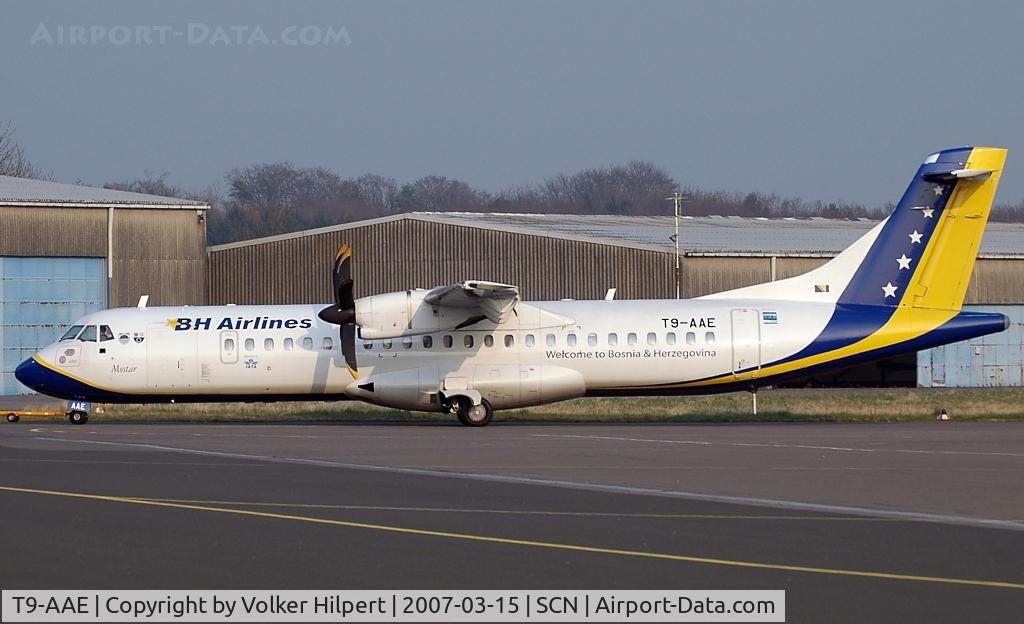 T9-AAE, 1995 ATR 72-212A C/N 465, Aérospatiale ATR72-212