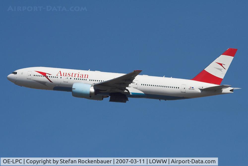 OE-LPC, 2002 Boeing 777-2Z9/ER C/N 29313, Destination Sydney