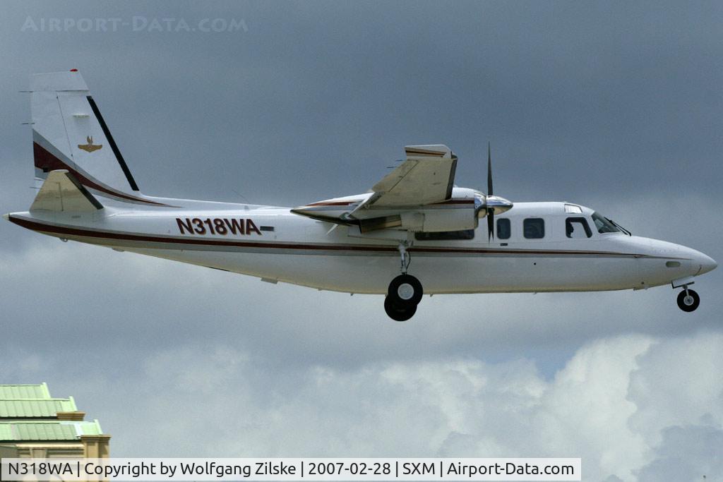 N318WA, 1977 Rockwell 690B Turbo Commander C/N 11444, visitor