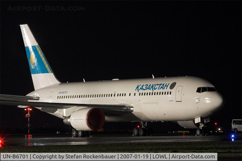 UN-B6701, 2001 Boeing 767-2DXER C/N 32954, Parked at LNZ for more than 14 days.