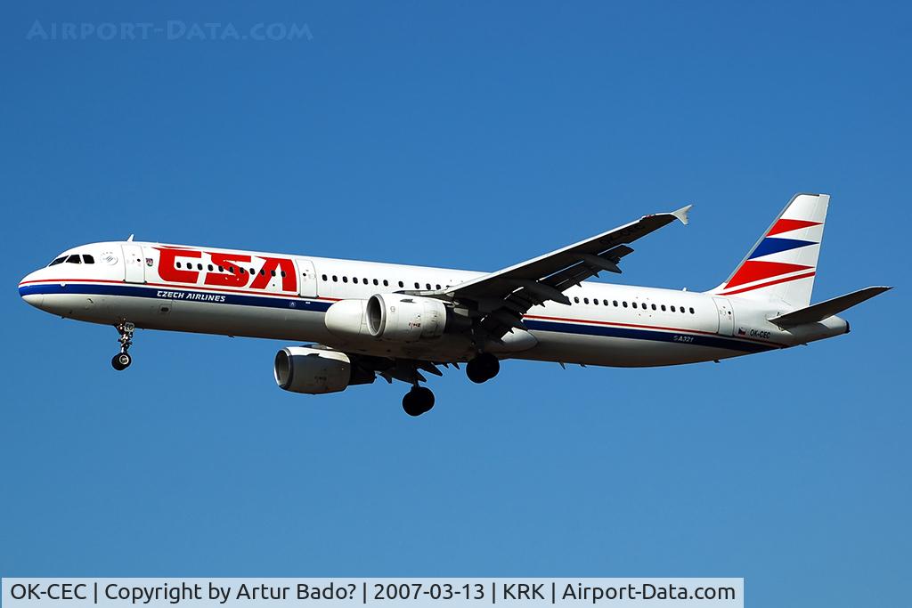 OK-CEC, 1997 Airbus A321-211 C/N 674, CSA - Airbus A321-211