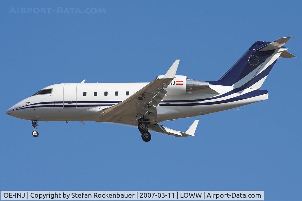 OE-INJ, 1999 Bombardier Challenger 604 (CL-600-2B16) C/N 5435, Smart looking bizzer.