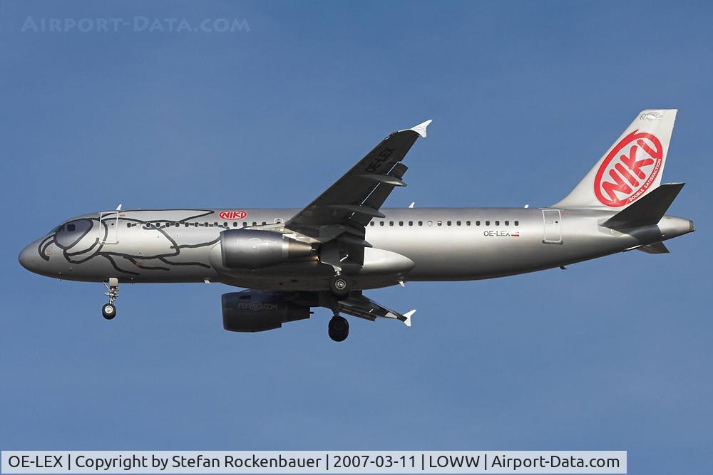 OE-LEX, 2006 Airbus A320-214 C/N 2867, Landing on RWY 34.