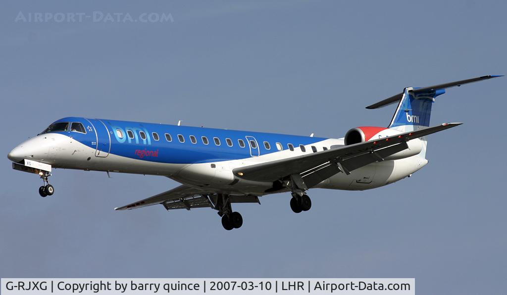 G-RJXG, 2001 Embraer EMB-145EP (ERJ-145EP) C/N 145390, BMI EMBRAER EMB 145 EP
