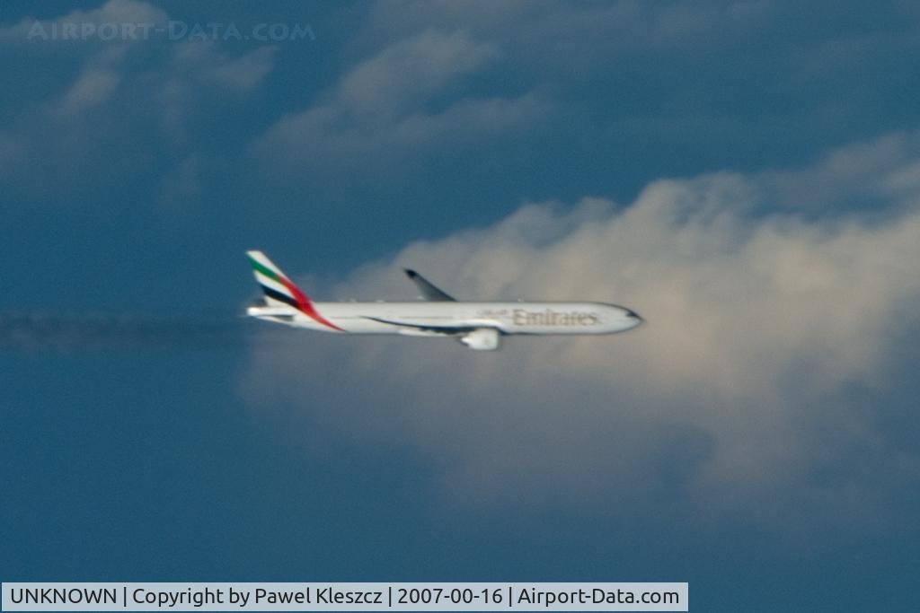 UNKNOWN, Airliners Various C/N Unknown, International Airspace