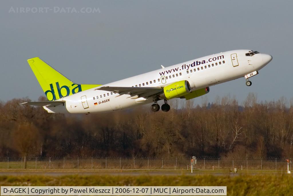 D-AGEK, 1991 Boeing 737-3M8 C/N 25015, take-off