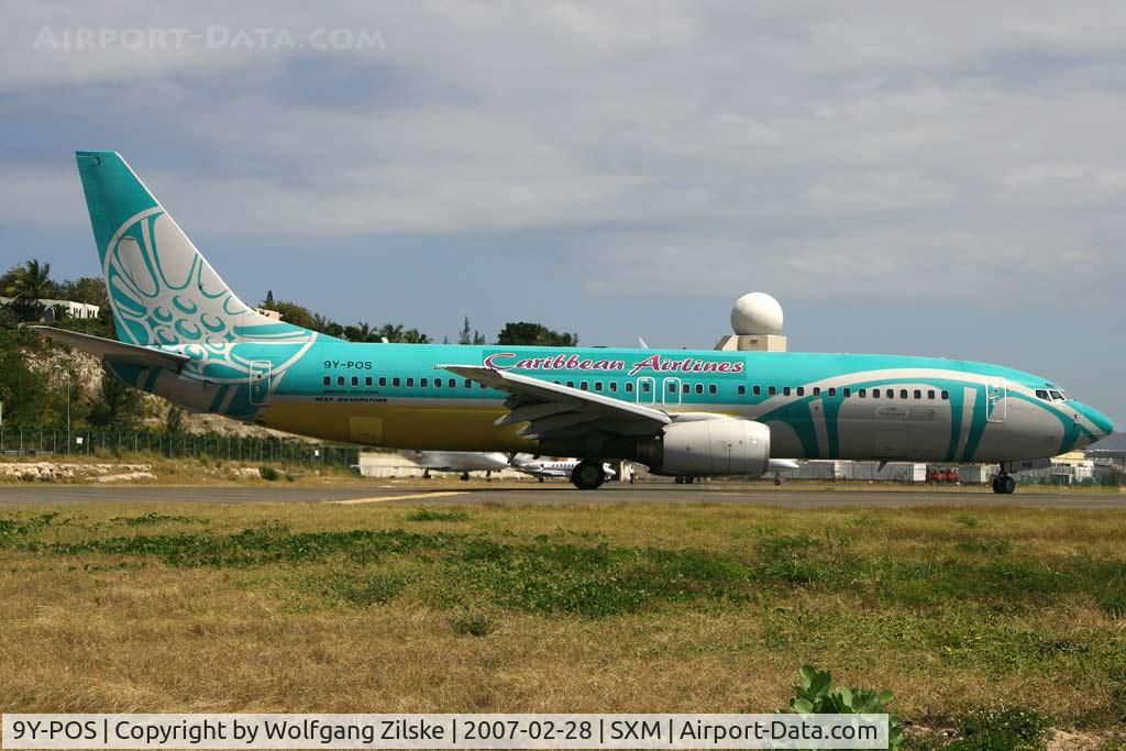 9Y-POS, 2000 Boeing 737-8Q8 C/N 28230, visitor