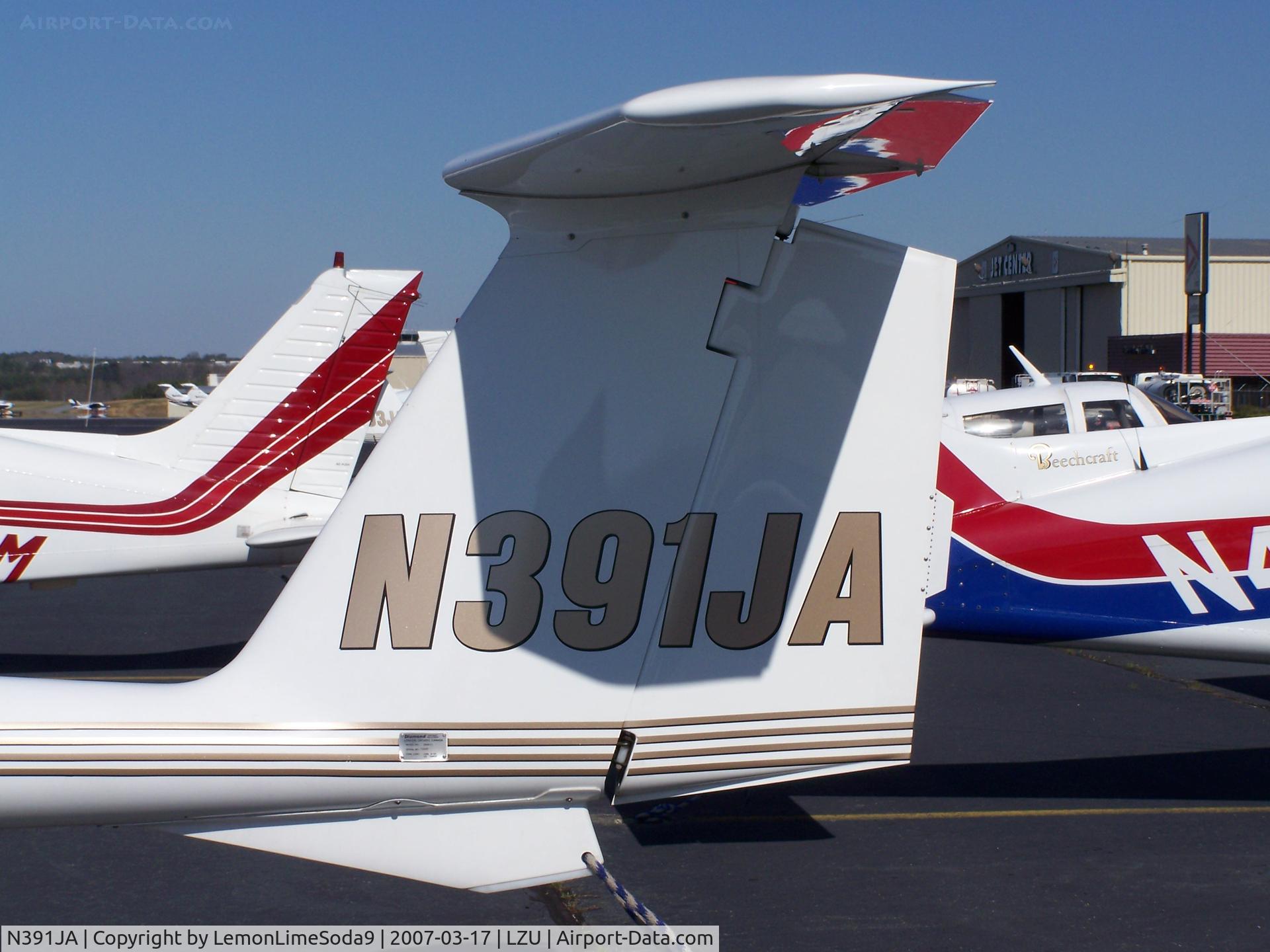N391JA, 2002 Diamond DA-20C-1 Eclipse C/N C0201, Just another day.