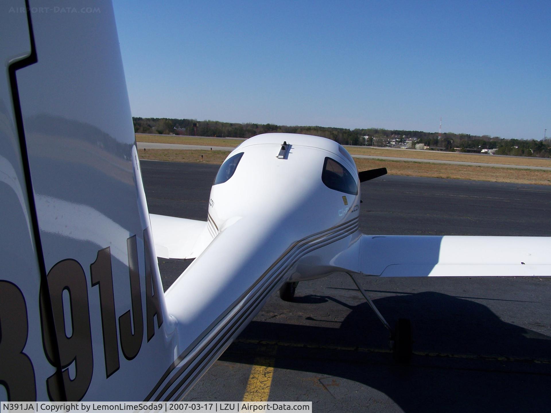 N391JA, 2002 Diamond DA-20C-1 Eclipse C/N C0201, Just another day.