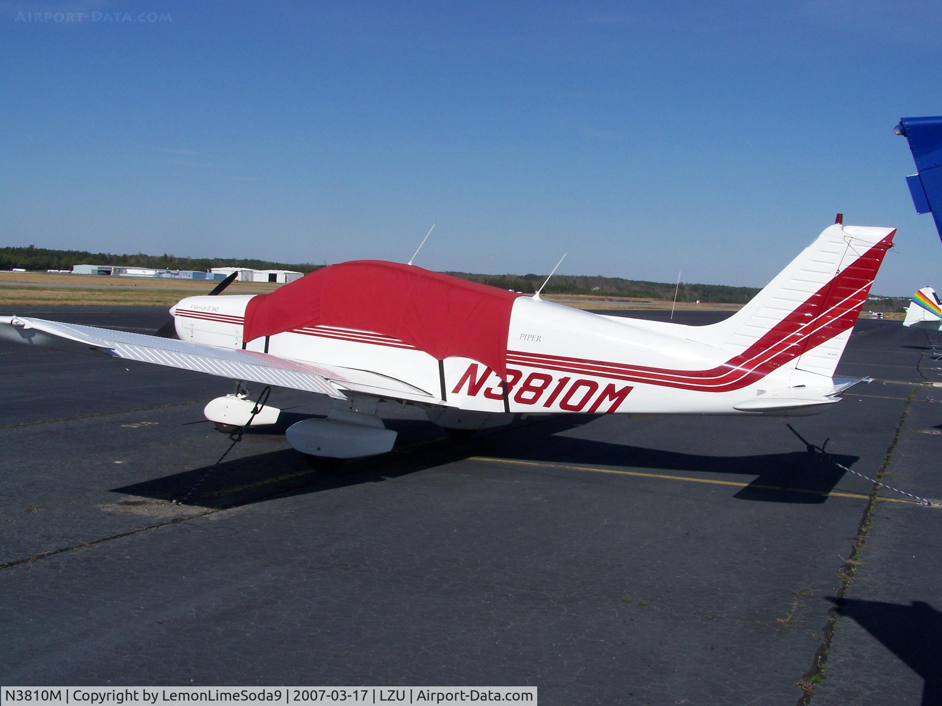 N3810M, 1978 Piper PA-28-161 C/N 28-7816378, Just another day.