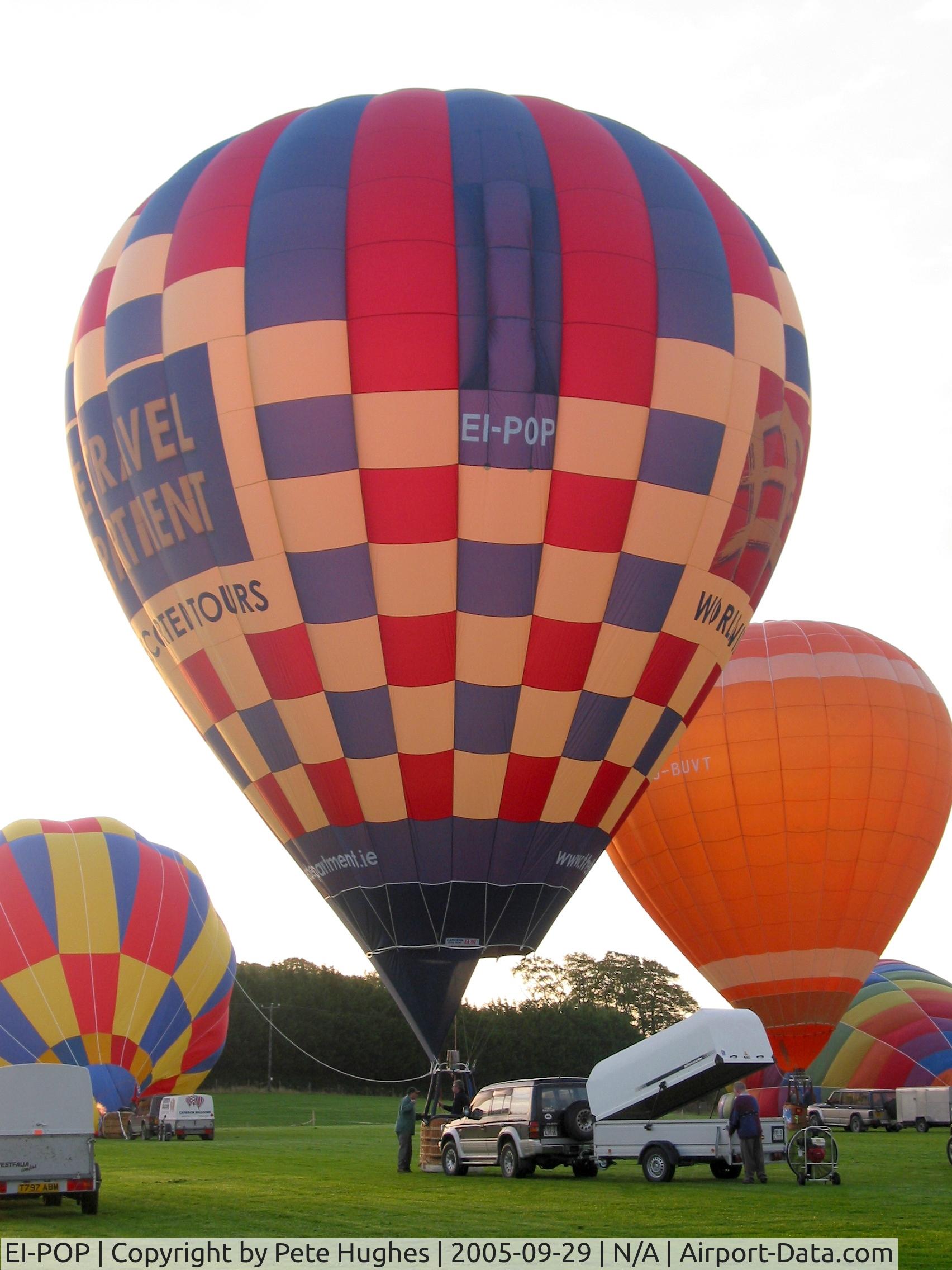 EI-POP, Cameron Balloons Z-90 C/N 10753, EI-POP Cameron Z-90 at the 2005 Irish HAB Championships