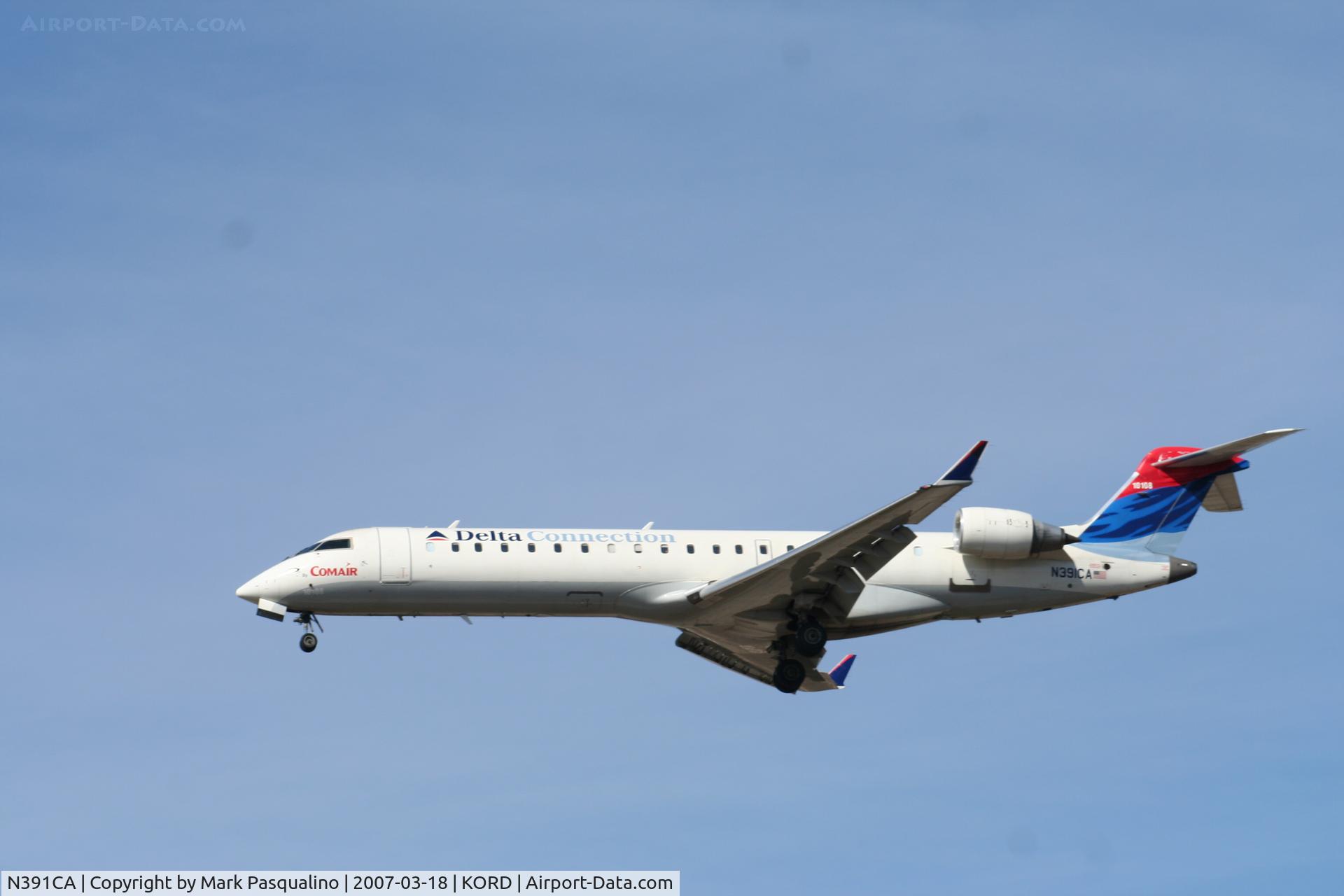 N391CA, 2003 Bombardier CRJ-701ER (CL-600-2C10) Regional Jet C/N 10108, CL-600-2C10