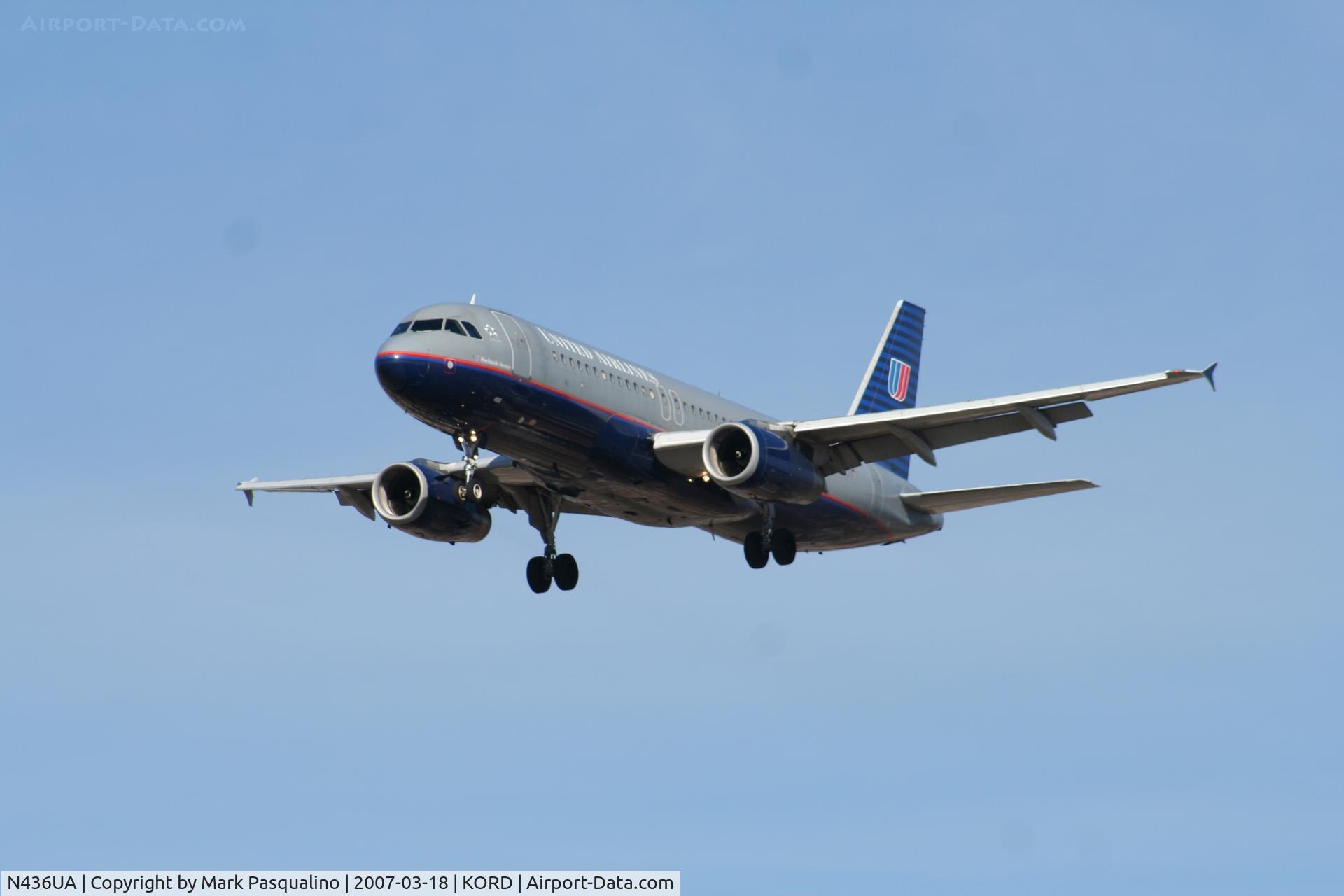 N436UA, 1996 Airbus A320-232 C/N 638, Airbus A320