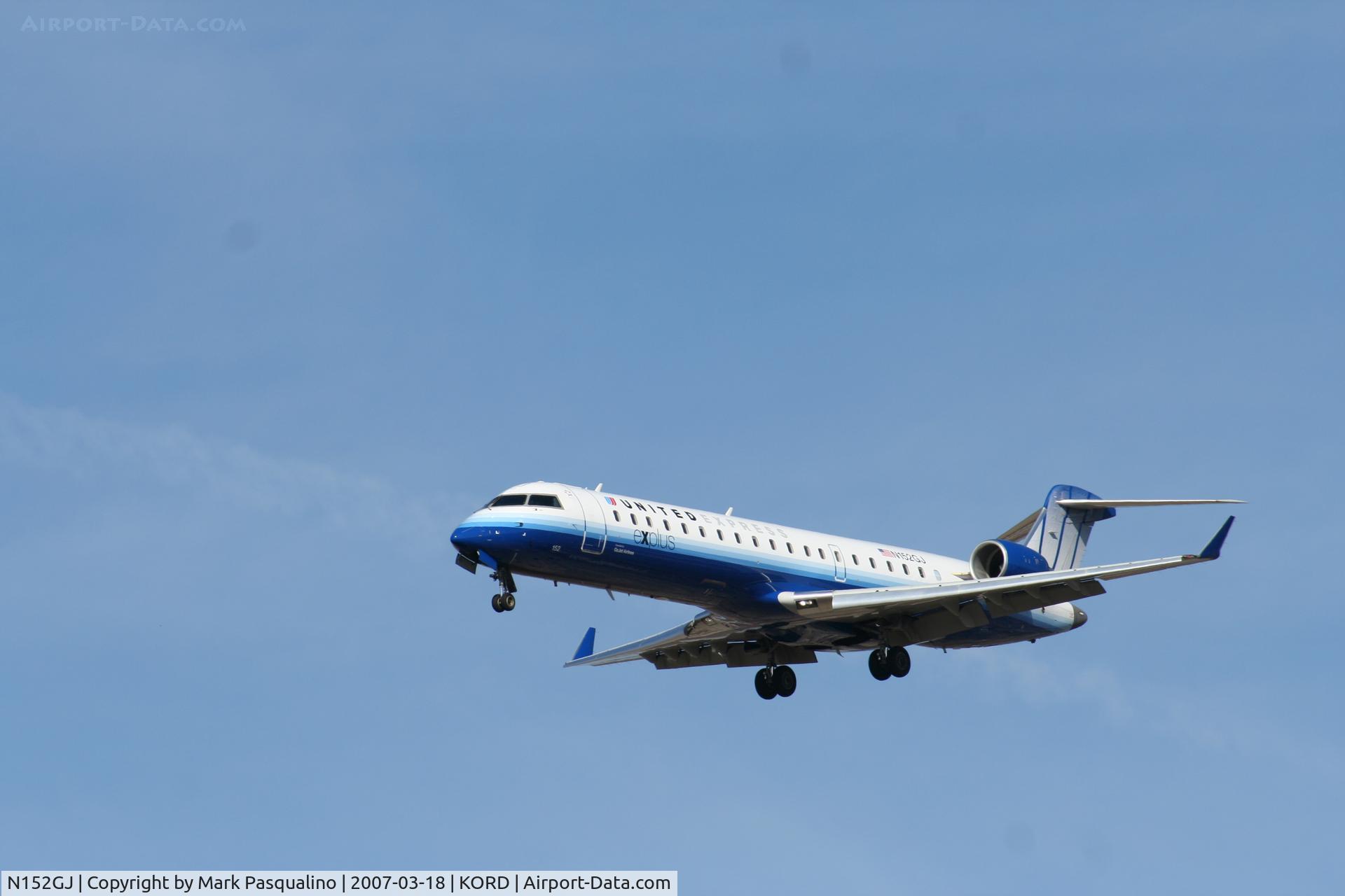 N152GJ, 2005 Bombardier CRJ-702 (CL-600-2C10) Regional Jet C/N 10218, CL-600-2C10